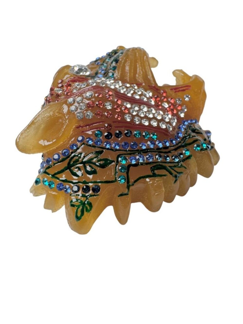 Gucci Brooch Rajah Tiger Head Rhinestone - Picture 3 of 11